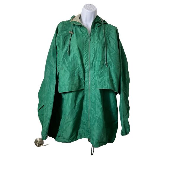 London Fog Men's Green‎ Windbreaker Jacket Outdoor Marine Sailing Sz L - Picture 1 of 3